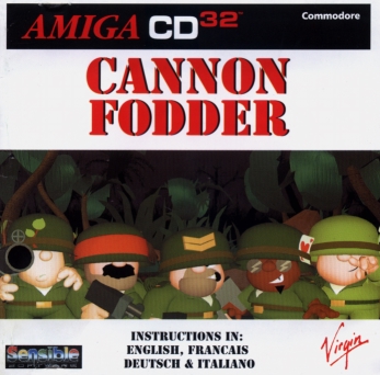 Cannon Fodder- the hit Sensible Software games makes it to Amiga CD